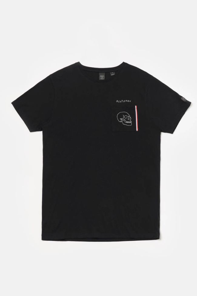 Embroidered black Bouna t-shirt