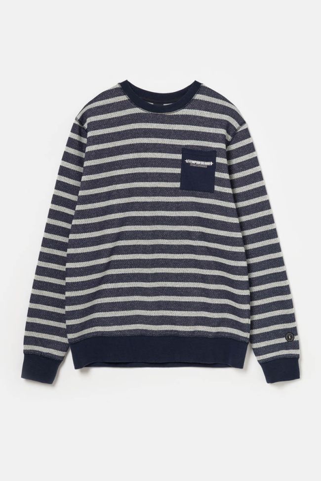 Blue and white stripy Lunal sweatshirt