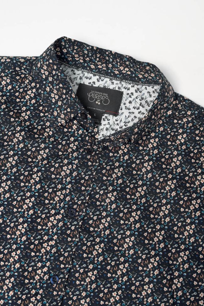 Black floral Selba shirt