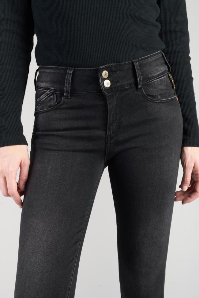 Bari ultra pulp slim high waist 7/8th jeans black N°1