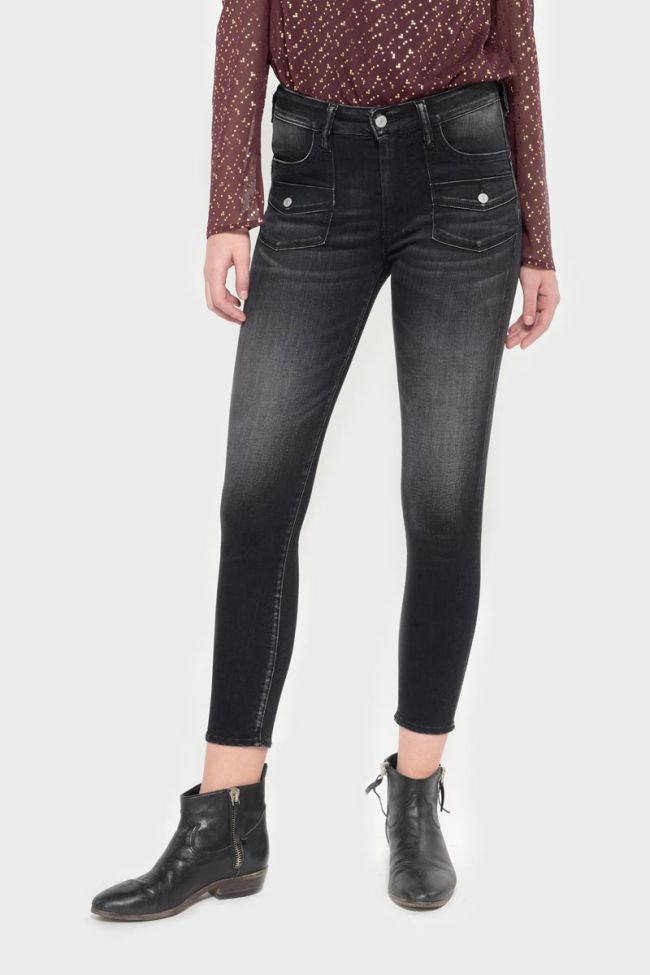 Fano pulp slim high waist 7/8th jeans black N°1
