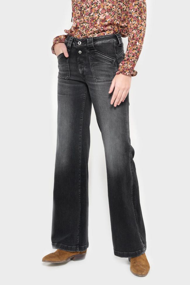 Lifi flare pulp high waist jeans black N°1