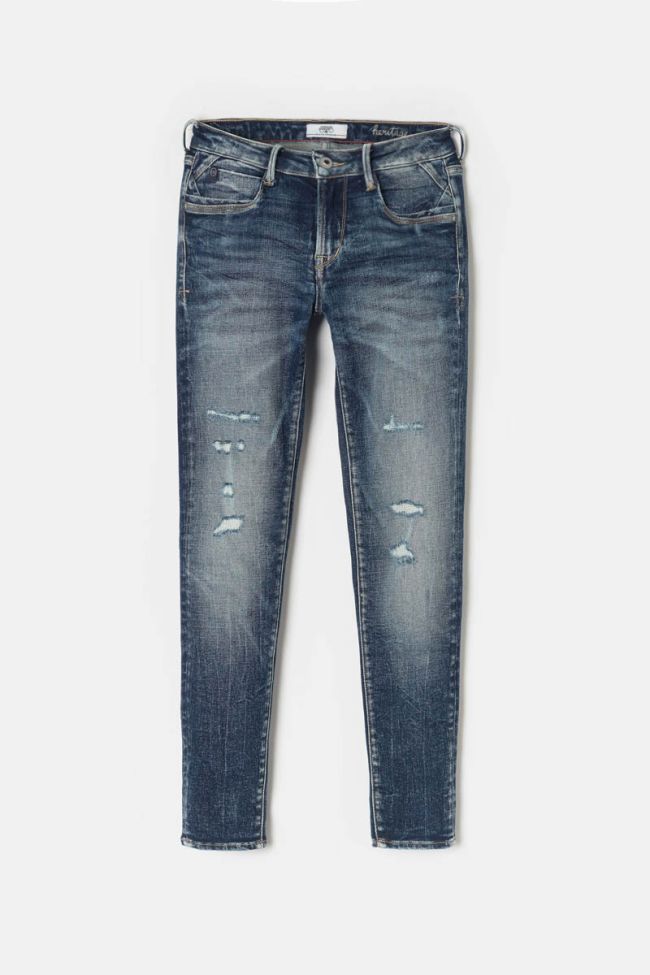 Tiapa power skinny 7/8th jeans destroy vintage blue N°2
