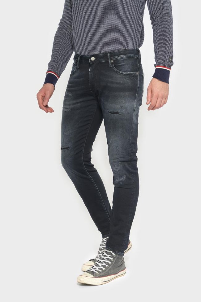 Jogg 700/11 adjusted jeans destroy blue-black N°1