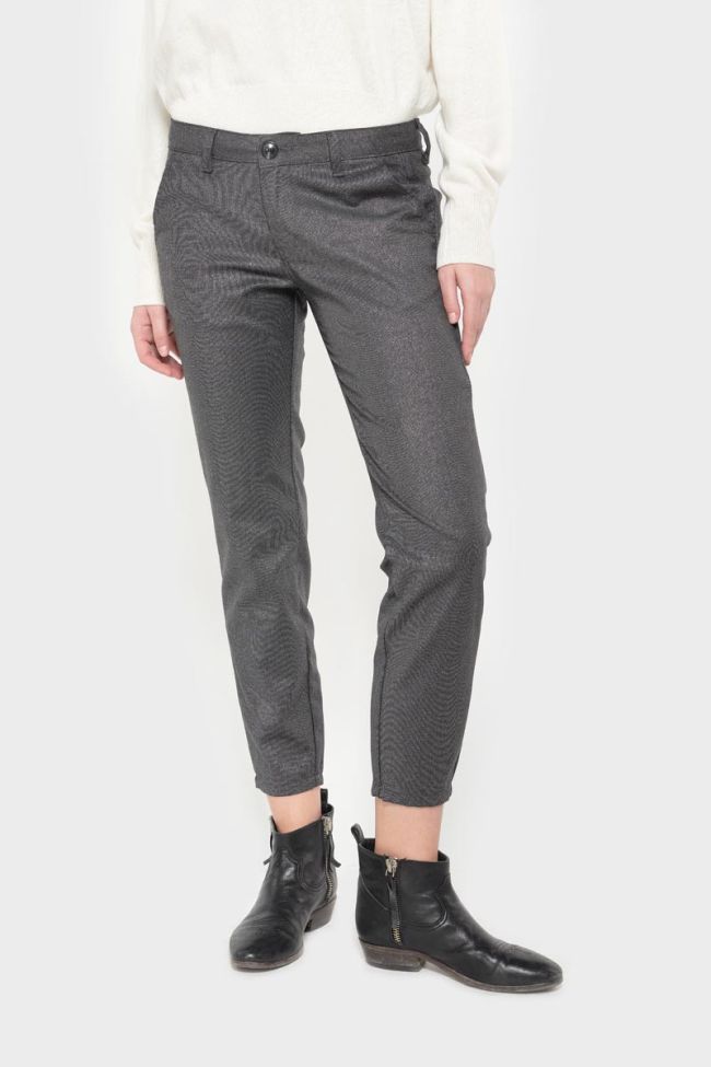 Shiny grey Vittoria trousers