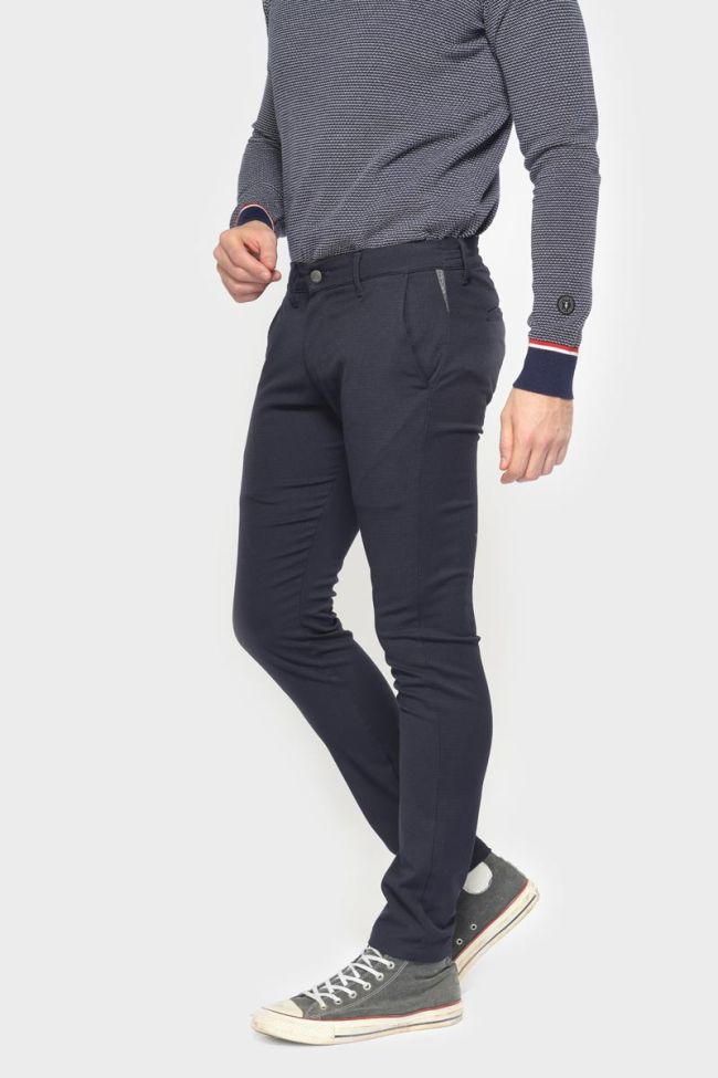 Blue and black Fano trousers