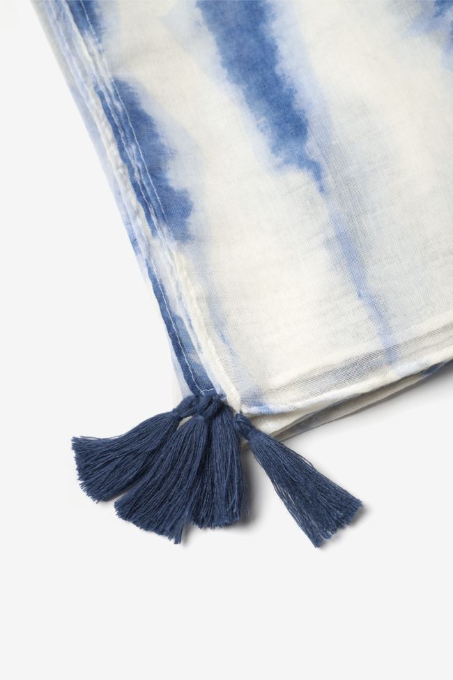 Blue tie-dye Dolma scarf