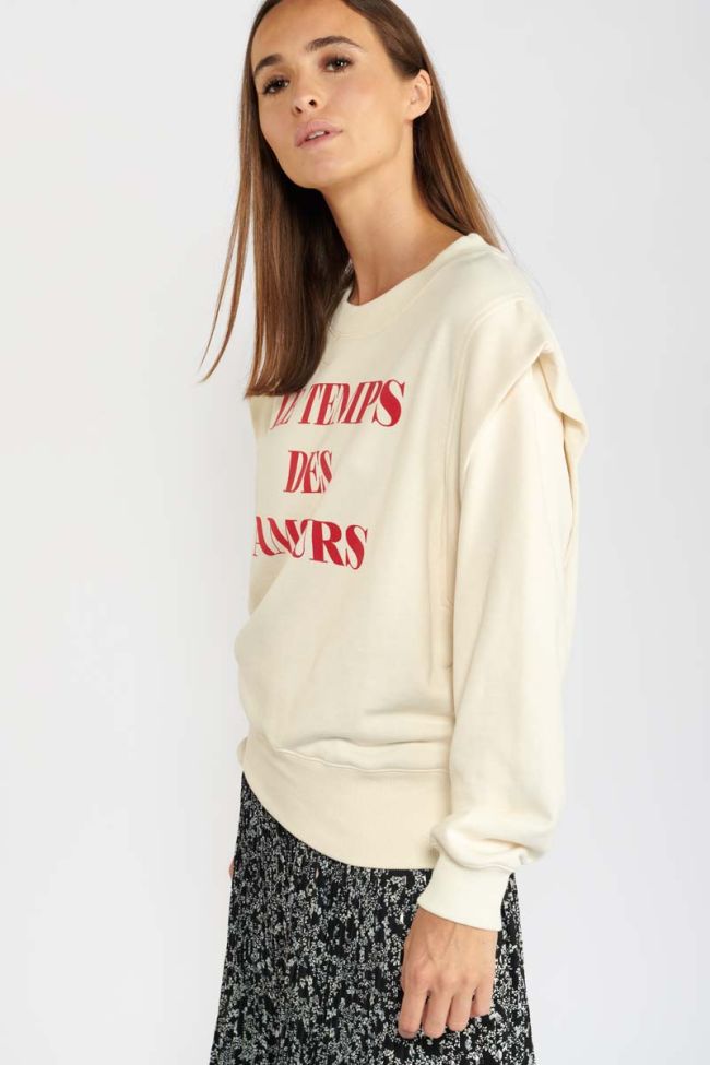 Cream Kilim sweatshirt