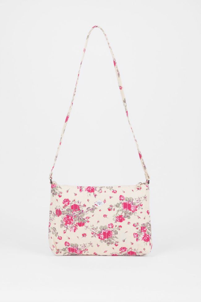 Lauri shoulder bag with rose floral pattern