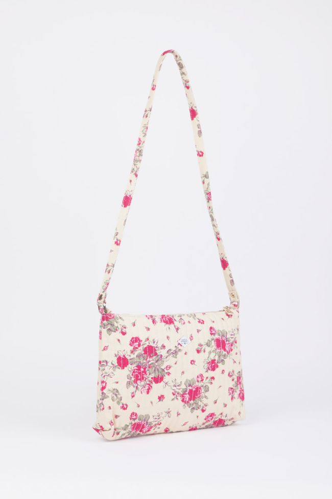 Lauri shoulder bag with rose floral pattern