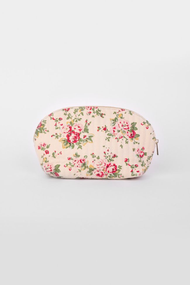 Mary toiletry bag with floral pattern