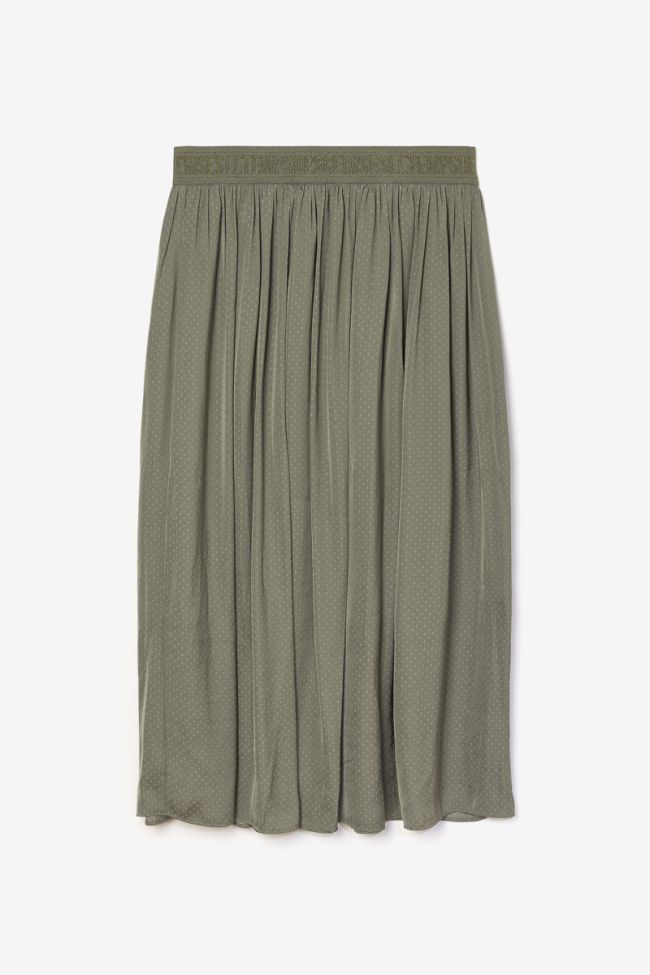 Long khaki Trop skirt