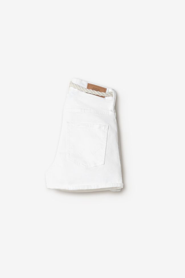 White Tiko high-waisted shorts