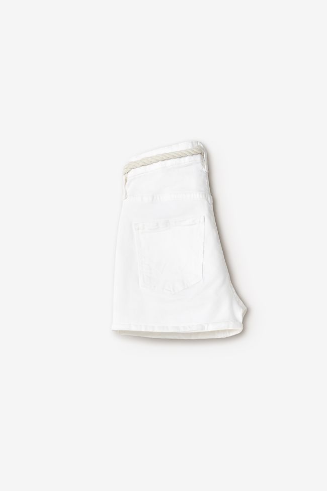White Tiko high-waisted shorts