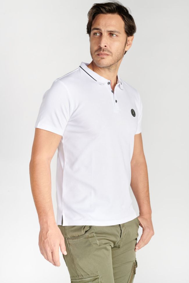 White Aron polo shirt