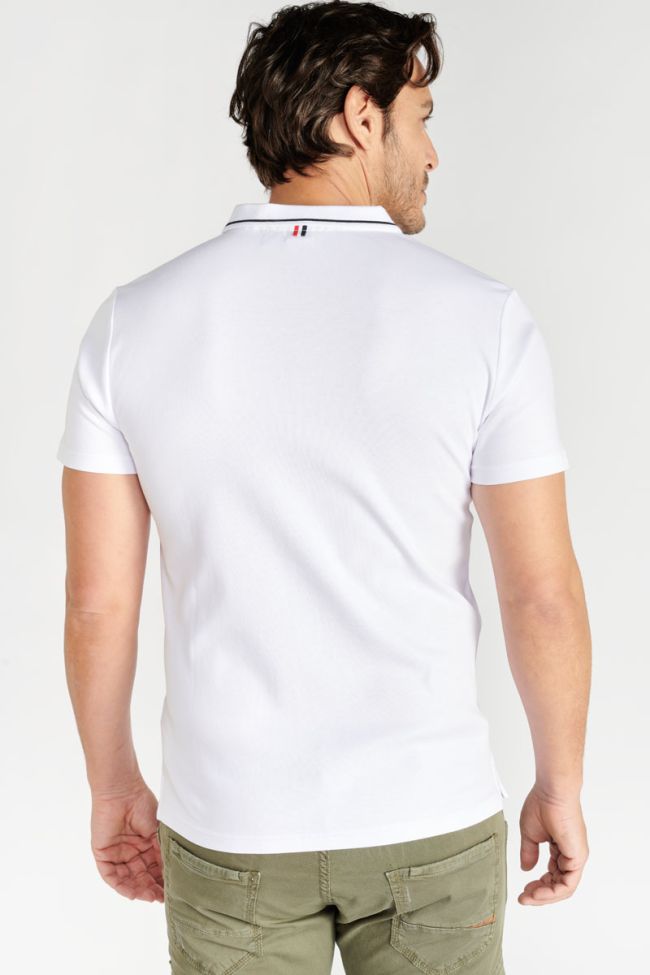 White Aron polo shirt
