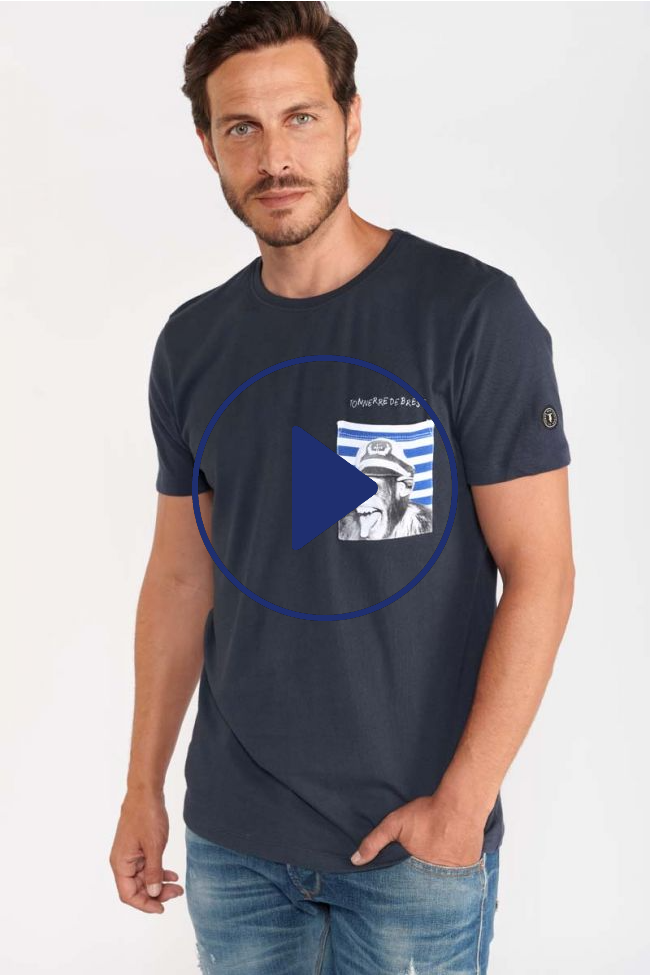 Navy Foster t-shirt