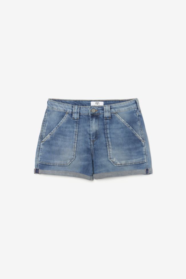 Bloom blue denim shorts
