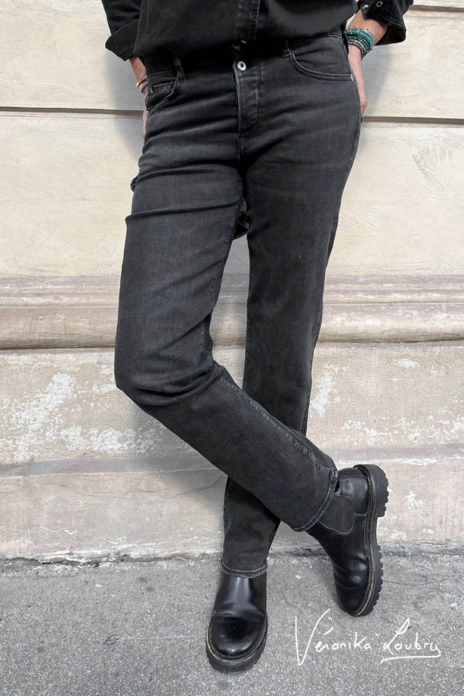 Drolon 400/18 mom by Véronika Loubry jeans black N°1