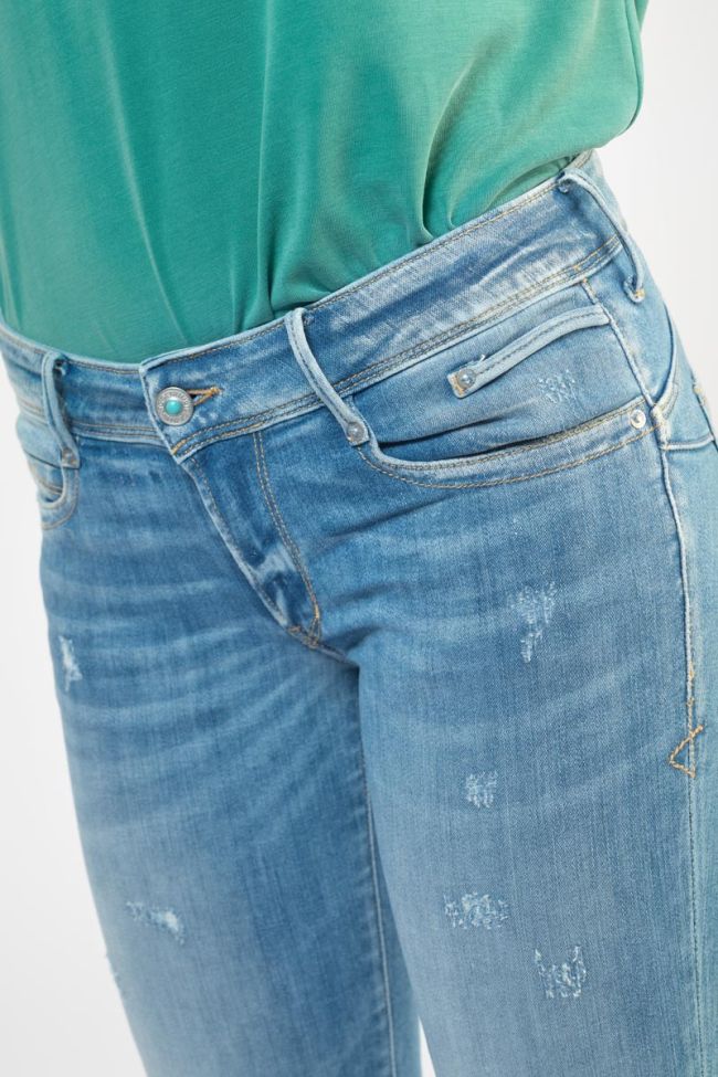 Marsa pulp slim 7/8th jeans destroy vintage blue N°4