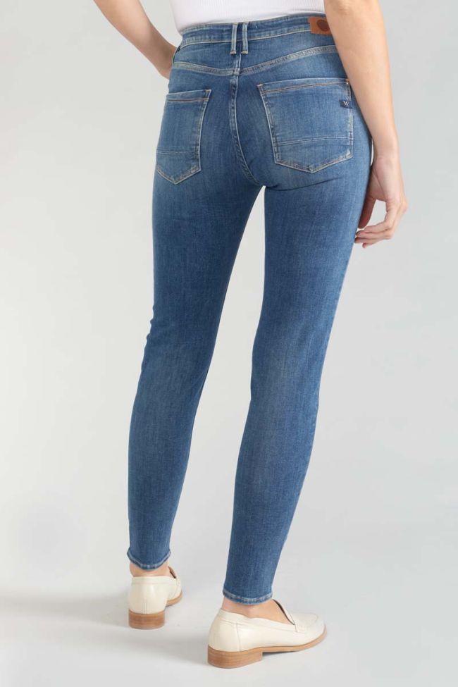 Power skinny high waist 7/8th jeans destroy blue N°2