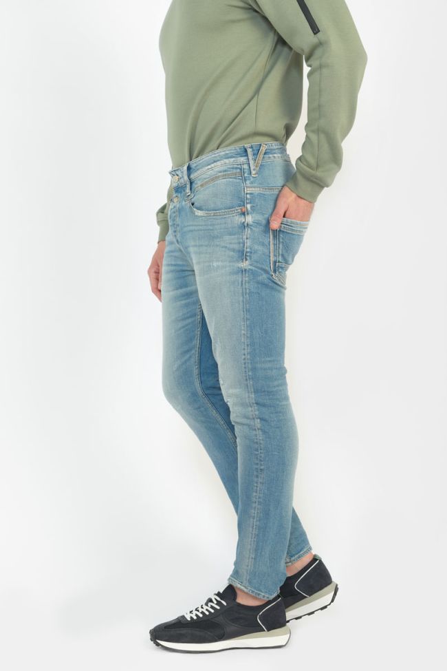900/16 tapered jeans destroy vintage blue N°5