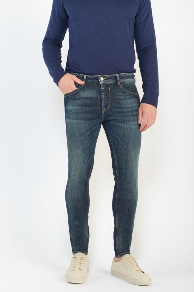 Power skinny 7/8ème jeans vintage bleu N°1