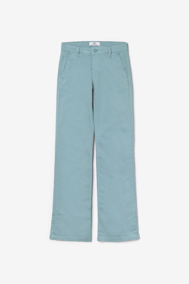 Turquoise Joelle flare trousers