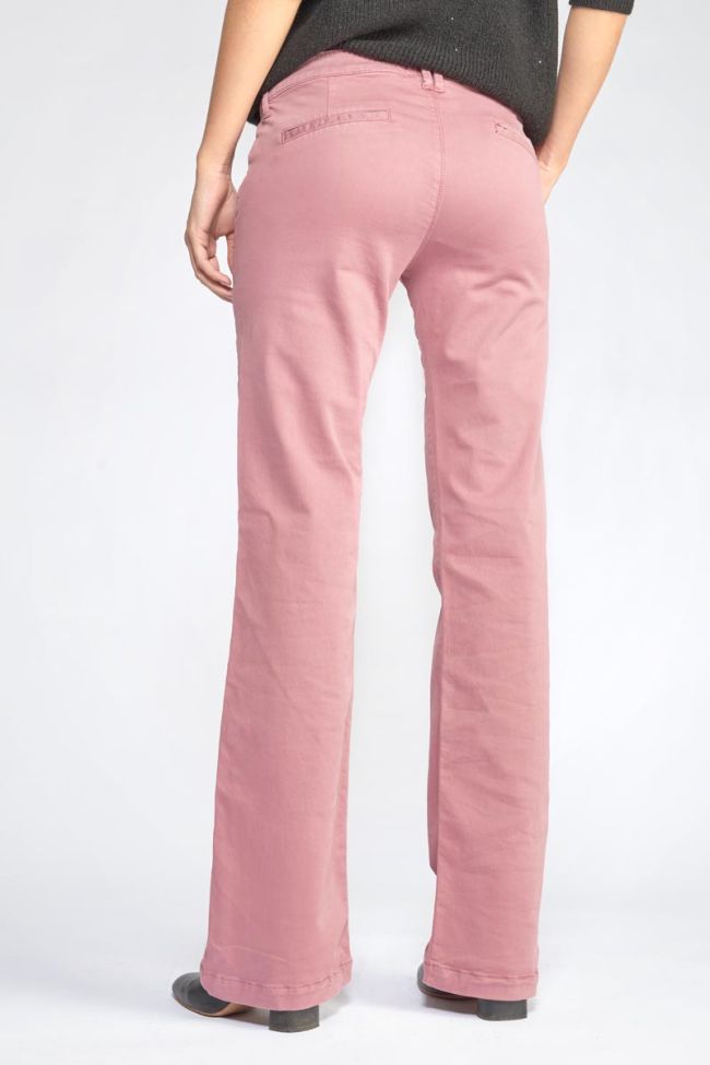 Powder pink Joelle flared trousers