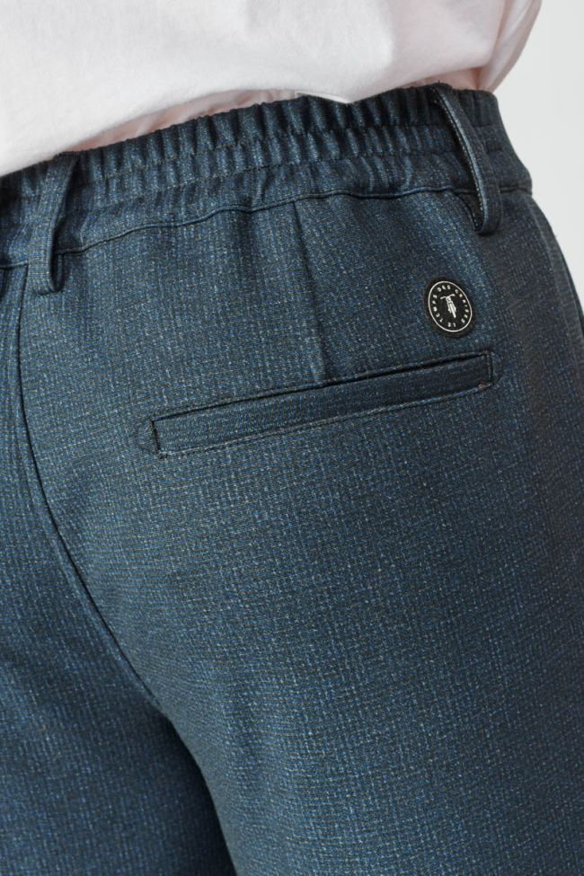 Navy blue marl Bodel trousers