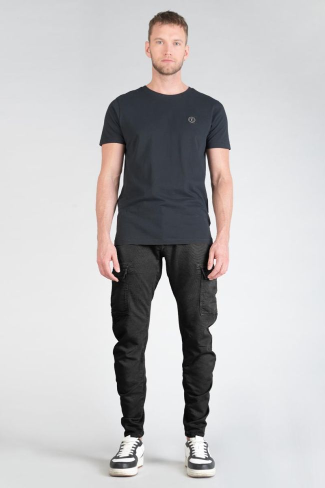 Black tapered twisted Koge Army joggers