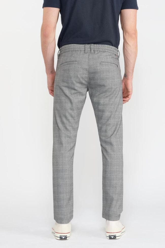 Grey checked Skien trousers
