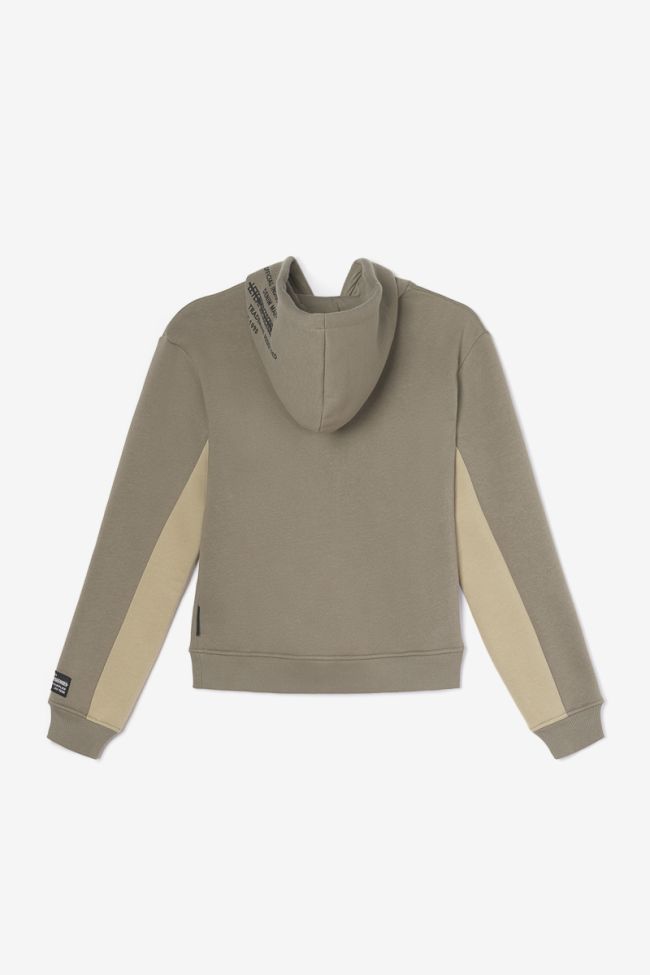 Two-tone Metrobo zip-up sweatshirt