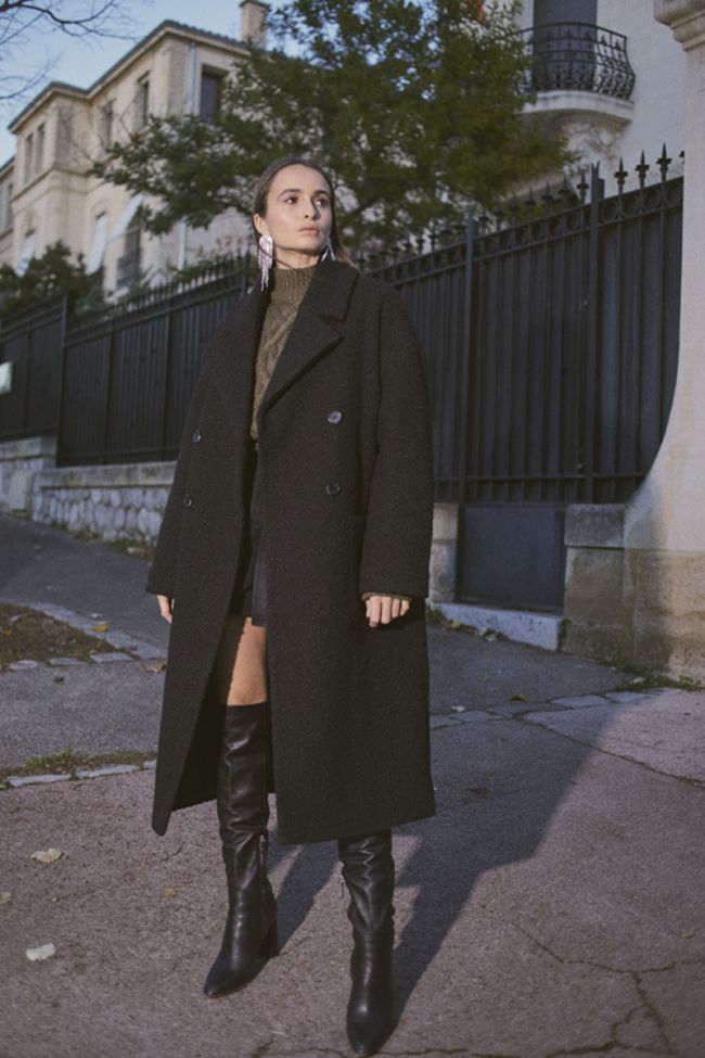 Black long Eva coat