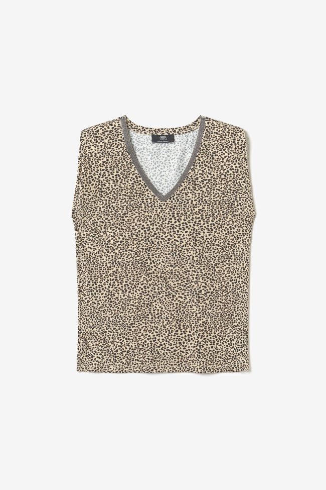 Leopard print Evan top