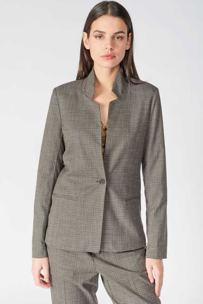 Brown checked Great blazer
