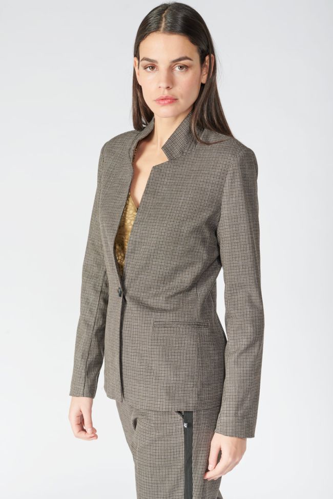 Brown checked Great blazer