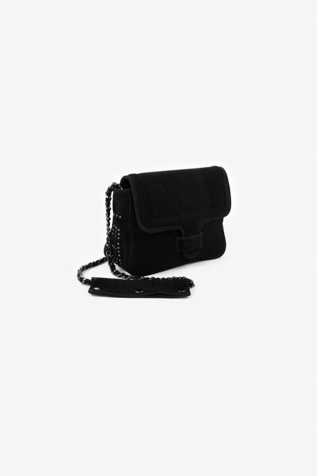 Black Klelia suede leather bag