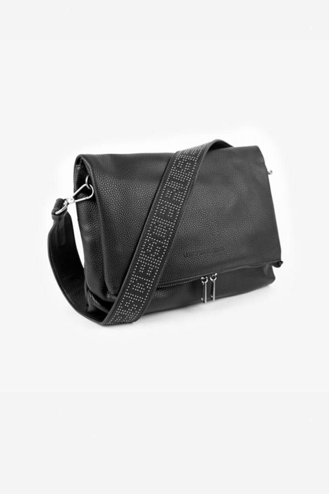 Leter bag black studded