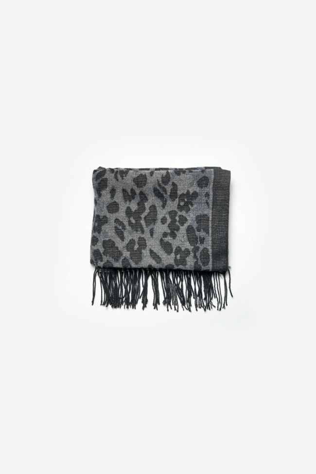 Leopard print Limmat scarf
