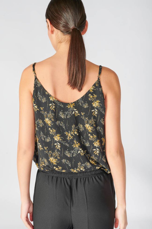 Black floral Ying camisole