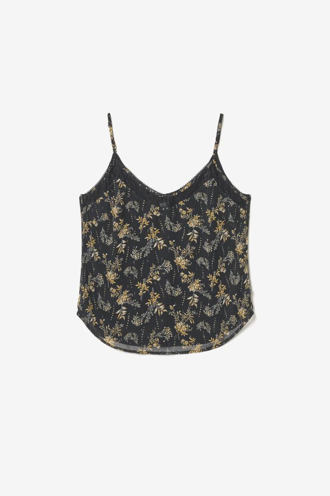 Black floral Ying camisole