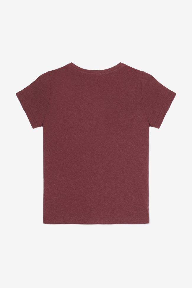 Printed burgundy Nastiagi t-shirt