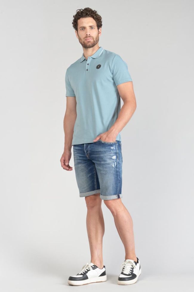 Blue-grey Aron polo shirt