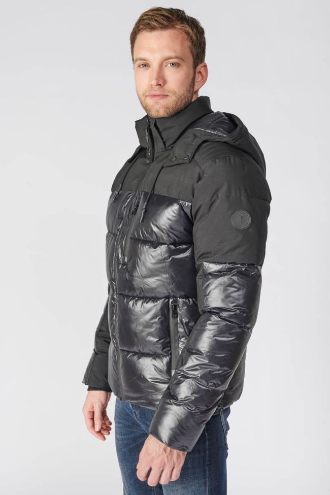 Black dual fabric Bartol down jacket