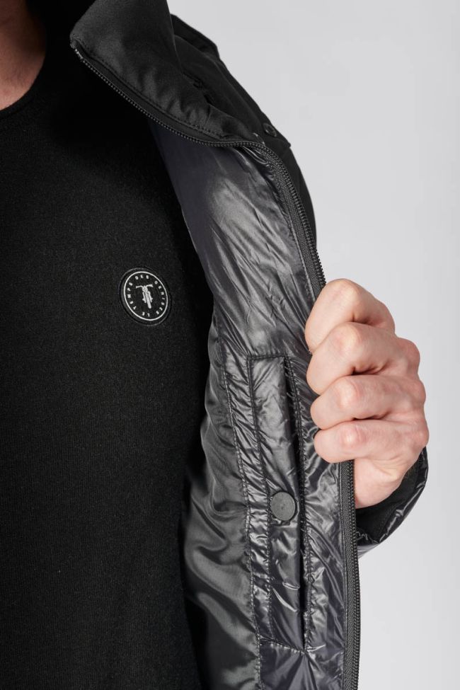 Black dual fabric Bartol down jacket