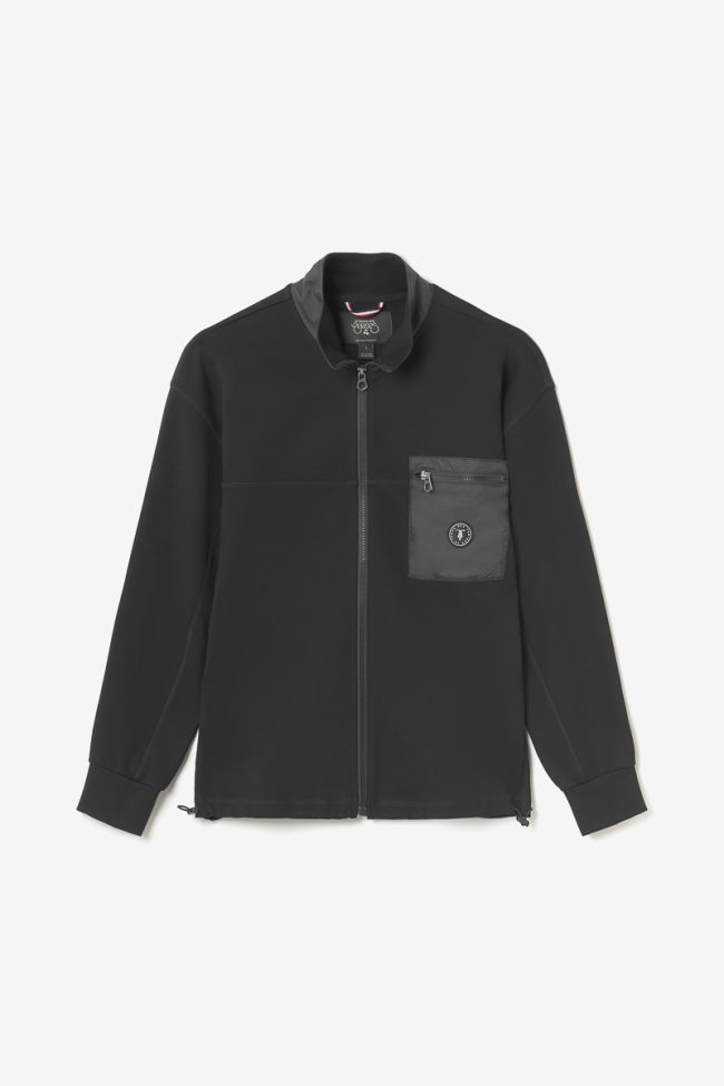 Black Bonte zip-up sweatshirt