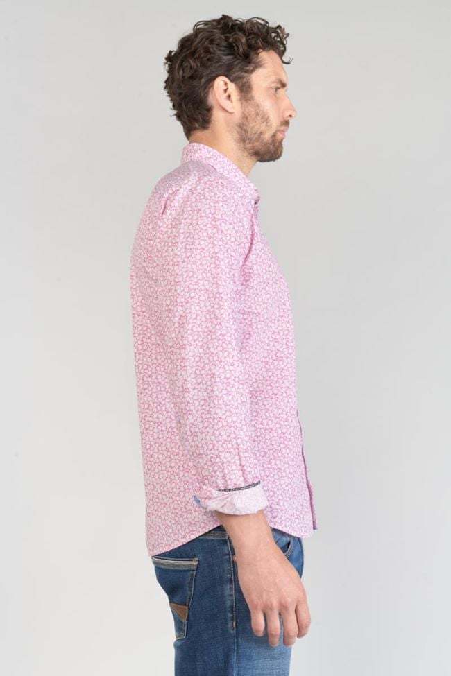 Pink floral Brotel shirt