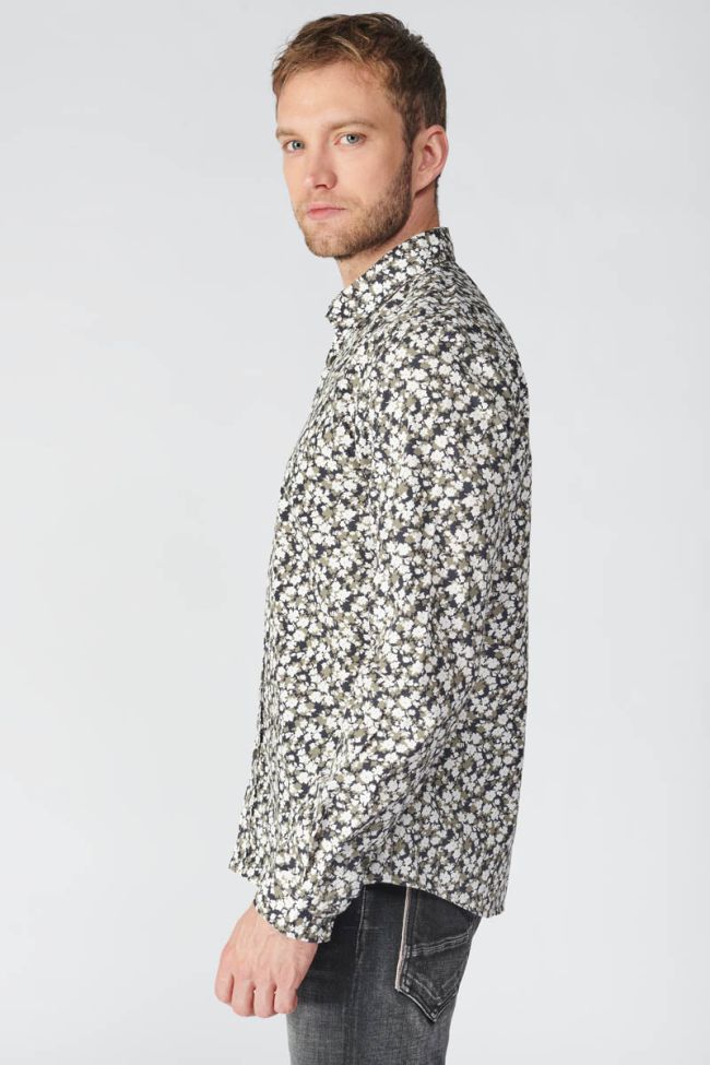 Khaki floral Fagor shirt