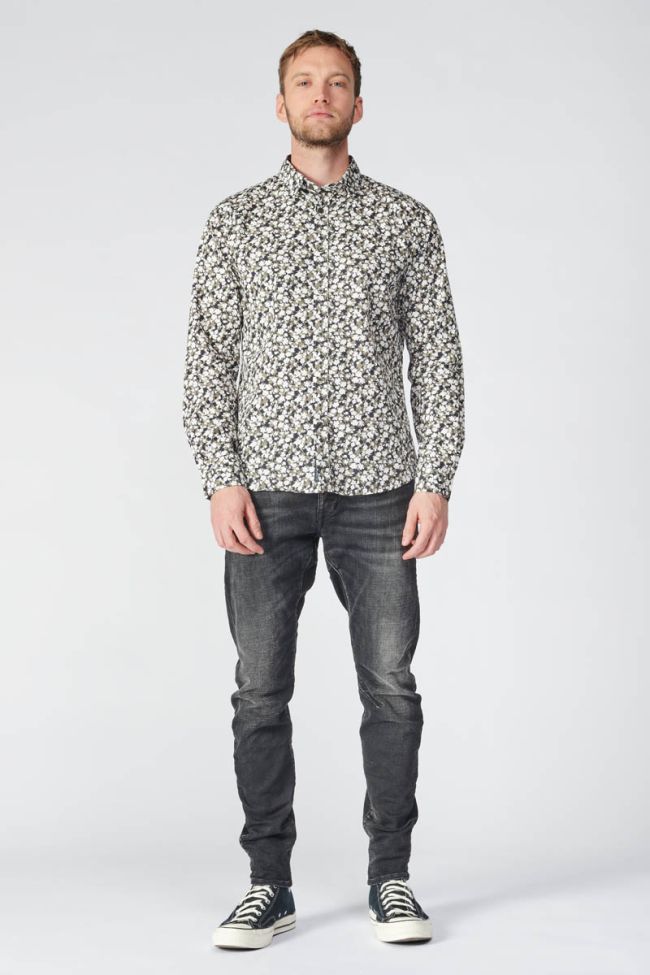 Khaki floral Fagor shirt